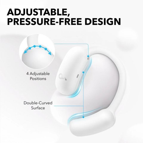 Anker Słuchawki bezprzewodowe Soundcore Aero Fit 2 Bluetooth białe Anker Słuchawki bezprzewodowe Soundcore Aero Fit 2 Bluetooth białe