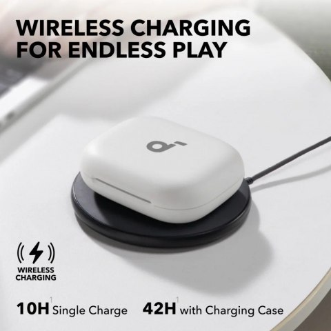 Anker Słuchawki bezprzewodowe Soundcore Aero Fit 2 Bluetooth białe Anker Słuchawki bezprzewodowe Soundcore Aero Fit 2 Bluetooth białe