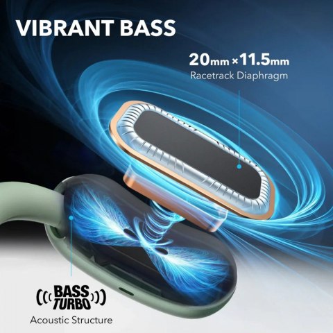 Anker Słuchawki bezprzewodowe Soundcore Aero Fit 2 Bluetooth zielone Anker Słuchawki bezprzewodowe Soundcore Aero Fit 2 Bluetooth zielone