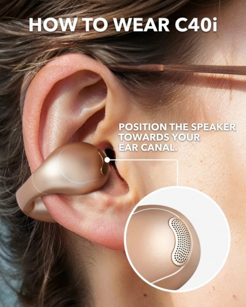 Anker Słuchawki bezprzewodowe Soundcore C40i Bluetooth złote Anker Słuchawki bezprzewodowe Soundcore C40i Bluetooth złote
