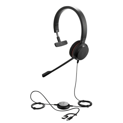 Jabra Słuchawki Evolve 20 SE USB-A amp C MS Stereo Jabra Słuchawki Evolve 20 SE USB-A amp C MS Stereo