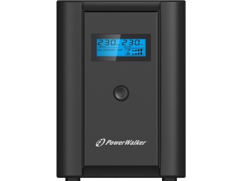 PowerWalker UPS LINE-INTERACTIVE 2200VA 6x IEC OUT, RJ11/45 IN/OUT, USB, LCD PowerWalker UPS LINE-INTERACTIVE 2200VA 6x IEC OUT, RJ11/45 IN/OUT, USB, LCD