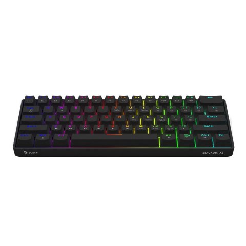 Savio Klawiatura mechaniczna BLACKOUT X2 OUTEMU Blue, Hot Swap