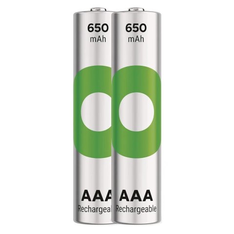 GP Battery Akumulatorki R03/AAA Ni-MH 650mAh blister 2szt. GP RECYKO GP Battery Akumulatorki R03/AAA Ni-MH 650mAh blister 2szt. GP RECYKO