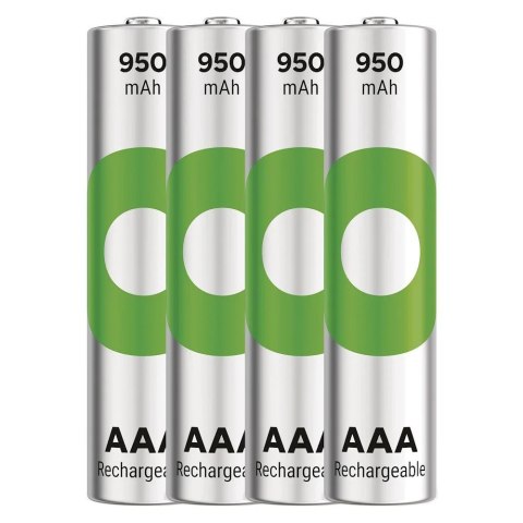 GP Battery Akumulatorki R03/AAA Ni-MH 950mAh blister 4szt. GP RECYKO GP Battery Akumulatorki R03/AAA Ni-MH 950mAh blister 4szt. GP RECYKO