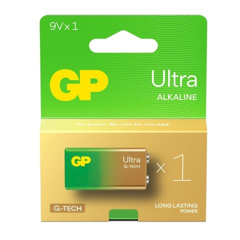GP Battery Bateria alkaliczna 6LR61 9V GP ULTRA 1szt. (G-TECH) GP Battery Bateria alkaliczna 6LR61 9V GP ULTRA 1szt. (G-TECH)