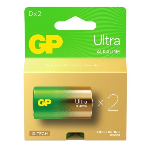 GP Battery Baterie alkaliczne LR20/D GP ULTRA 2szt. (G-TECH) GP Battery Baterie alkaliczne LR20/D GP ULTRA 2szt. (G-TECH)