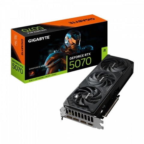 Gigabyte Karta graficzna RTX 5070 WINDFORCE SFF 12G 192BIT GDDR7 3DP/HDM