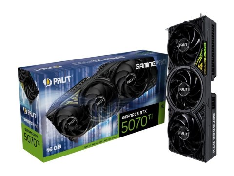 Palit Karta graficzna RTX 5070 Ti GAMING PRO V1 16GB GDDR7 256bit 3DP/HDMI Palit Karta graficzna RTX 5070 Ti GAMING PRO V1 16GB GDDR7 256bit 3DP/HDMI