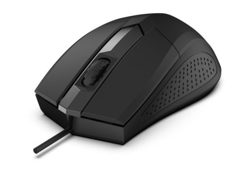 Rebeltec Mysz optyczna Focus USB, 1200DPI 3 przyciski i rolka, czułość 125Hz, kabel 1.8m, waga 66g Rebeltec Mysz optyczna Focus USB, 1200DPI 3 przyciski i rolka, czułość 125Hz, kabel 1.8m, waga 66g