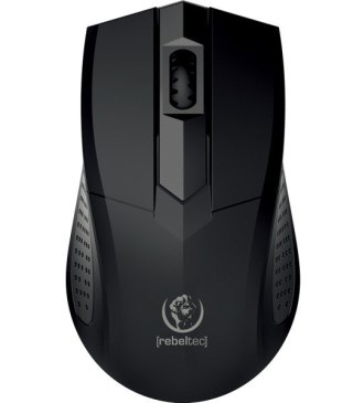 Rebeltec Mysz optyczna Focus USB, 1200DPI 3 przyciski i rolka, czułość 125Hz, kabel 1.8m, waga 66g