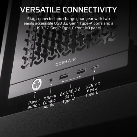 Corsair Obudowa FRAME 4000D RS Black Mid Tower ATX Corsair Obudowa FRAME 4000D RS Black Mid Tower ATX