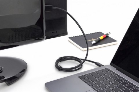 Digitus Kabel USB Type-C/HDMI M/M USB 3.1 Gen.2 SuperSpeed+ 4K/60Hz 18Gbps 2m czarny