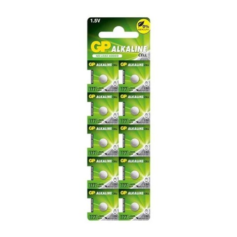 GP Battery Baterie alkaliczne MINI GP 177/G4/AG4/LR626/LR66 blister 10szt. GP Battery Baterie alkaliczne MINI GP 177/G4/AG4/LR626/LR66 blister 10szt.