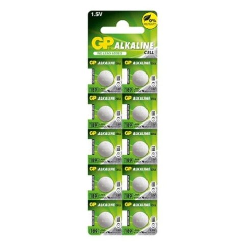 GP Battery Baterie alkaliczne mini 189/G10/LR54/AG10 GP blister 10 szt. GP Battery Baterie alkaliczne mini 189/G10/LR54/AG10 GP blister 10 szt.