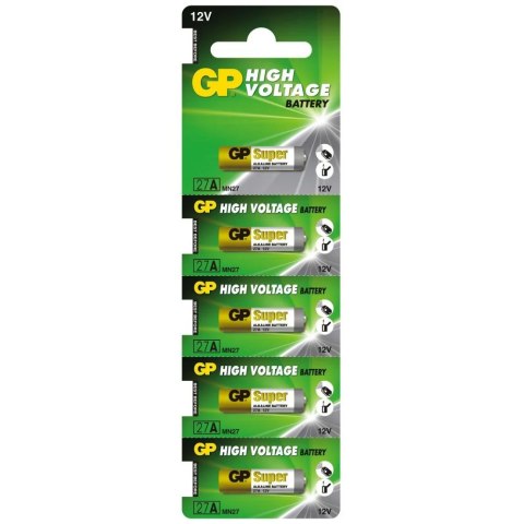 GP Battery Baterie do pilota samochodowego GP 27A MN27 blister 5 szt. GP Battery Baterie do pilota samochodowego GP 27A MN27 blister 5 szt.