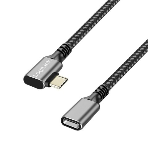 LogiLink Kabel USB3.2 Gen1 TypeC do USB-C/F, PD, 2m LogiLink Kabel USB3.2 Gen1 TypeC do USB-C/F, PD, 2m
