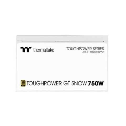 Thermaltake Zasilacz ToughPower GT 750W Gold modular ATX3.1 Snow Thermaltake Zasilacz ToughPower GT 750W Gold modular ATX3.1 Snow