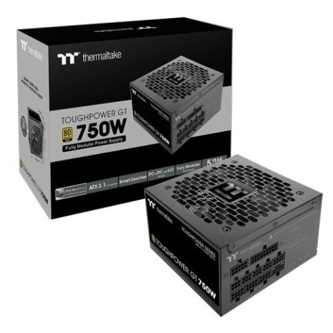 Thermaltake Zasilacz ToughPower GT 750W Gold modular ATX3.1 Thermaltake Zasilacz ToughPower GT 750W Gold modular ATX3.1