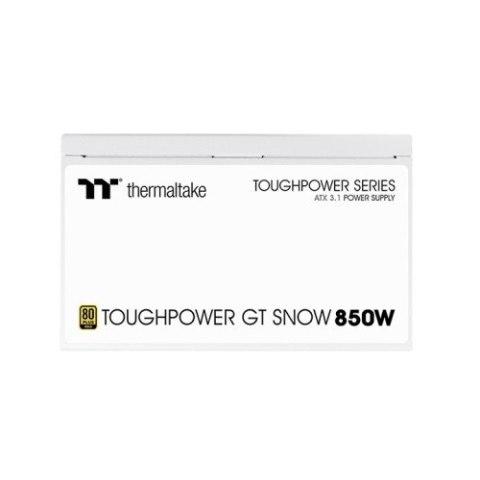 Thermaltake Zasilacz ToughPower GT 850W Gold modular ATX3.1 Snow Thermaltake Zasilacz ToughPower GT 850W Gold modular ATX3.1 Snow