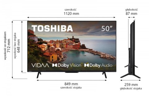 Toshiba Telewizor LED 50 cali 50UV2463DG