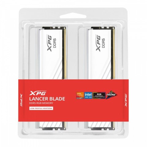 Adata Pamięć XPG Lancer Blade DDR5 6000 32GB (2x16) CL36 RGB biała Adata Pamięć XPG Lancer Blade DDR5 6000 32GB (2x16) CL36 RGB biała