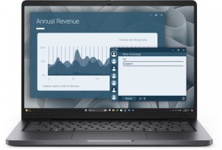 Dell Laptop Dell Pro 14 PC14255/AMD Ryzen 5 220/16GB/256GB/14.0 FHD+/Radeon 740M/FgrPr/Cam & Mic/WLAN + BT/Backlit Kb/3 Cell/W11Pro
