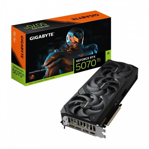 Gigabyte Karta graficzna GeForce RTX 5070 Ti WINDFORCE SFF 16G 256BIT GDDR7 3DP Gigabyte Karta graficzna GeForce RTX 5070 Ti WINDFORCE SFF 16G 256BIT GDDR7 3DP