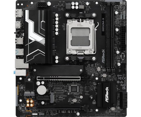 ASRock Płyta główna B850M-X R2.0 AM5 2DDR5 M.2 USBC mATX ASRock Płyta główna B850M-X R2.0 AM5 2DDR5 M.2 USBC mATX