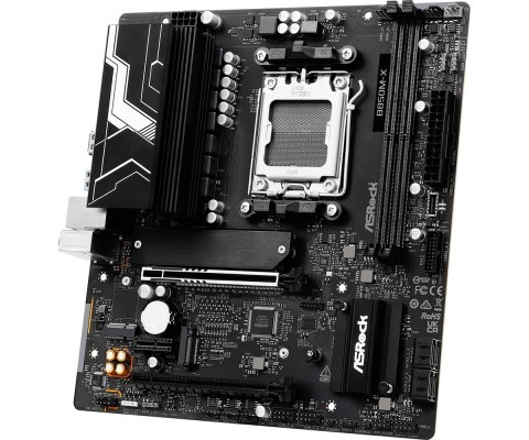 ASRock Płyta główna B850M-X R2.0 AM5 2DDR5 M.2 USBC mATX ASRock Płyta główna B850M-X R2.0 AM5 2DDR5 M.2 USBC mATX