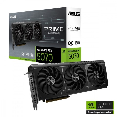 Asus Karta graficzna GeForce RTX 5070 OC PRIME-RTX5070-O12G Asus Karta graficzna GeForce RTX 5070 OC PRIME-RTX5070-O12G