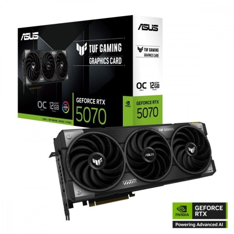 Asus Karta graficzna GeForce RTX 5070 OC TUF-RTX5070-O12G-GAMING Asus Karta graficzna GeForce RTX 5070 OC TUF-RTX5070-O12G-GAMING