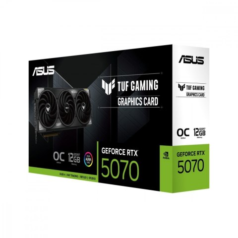 Asus Karta graficzna GeForce RTX 5070 OC TUF-RTX5070-O12G-GAMING Asus Karta graficzna GeForce RTX 5070 OC TUF-RTX5070-O12G-GAMING