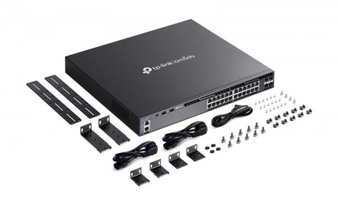TP-LINK Przełącznik zarządzalny SG6428X Omada 24-Port Gigabit Stackable L3 Managed Switch with 4 10GE SFP+ Slots TP-LINK Przełącznik zarządzalny SG6428X Omada 24-Port Gigabit Stackable L3 Managed Switch with 4 10GE SFP+ Slots