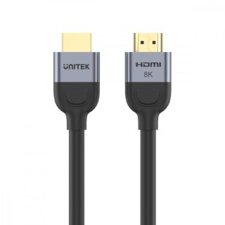 Unitek Kabel HDMI 2.1 8K 60Hz 2m; czarny; C11086GY01-2M