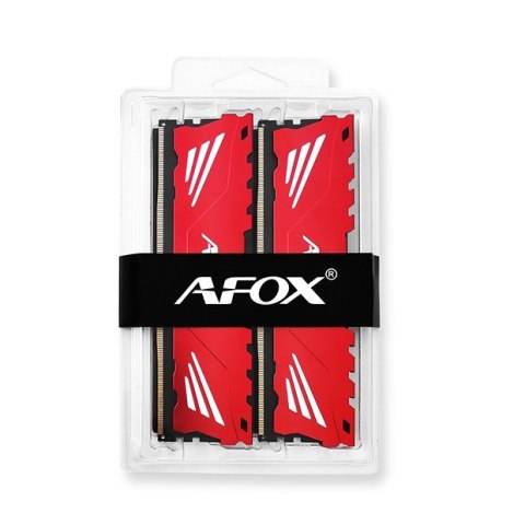 AFOX Pamięć PC - DDR4 32GB (2x16GB) 3200MHz CL16 XMP2 Red AFOX Pamięć PC - DDR4 32GB (2x16GB) 3200MHz CL16 XMP2 Red