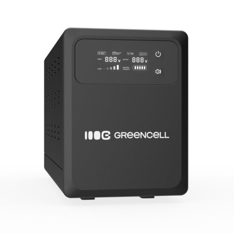 Green Cell Zasilacz awaryjny UPS AVR PowerCore 800W/1200VA 12VDC Green Cell Zasilacz awaryjny UPS AVR PowerCore 800W/1200VA 12VDC