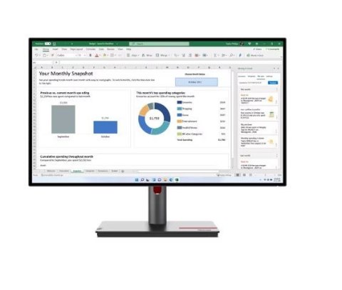 Lenovo Monitor ThinkVision P27h-30 27 cali 63A1GAT1EU Lenovo Monitor ThinkVision P27h-30 27 cali 63A1GAT1EU