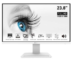MSI Monitor PRO MP243W 23.8 cala IPS/FHD/5ms/75Hz/Biały