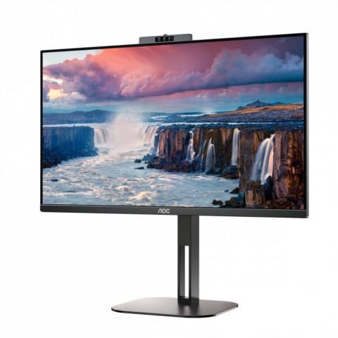 AOC Monitor 24V5CW 23.8 cali IPS HDMI DP USB-C Pivot Kamera