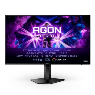 AOC Monitor 27 cali AD276QZD OLED 240Hz HDMIx2 DPx2 Pivot