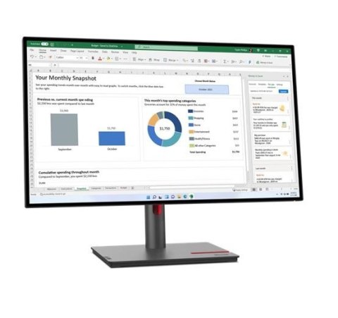 Lenovo Monitor 27 cali ThinkVision P27q-30 WLED LCD 63A2GAT1EU