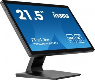 IIYAMA Monitor 22 cale T2238MSC-B1 IPS,FHD,DP,HDMI,2x2W,2xUSB,600(cd/m2), 10pkt.7H,IP1X(FRONT),PION/POZIOM