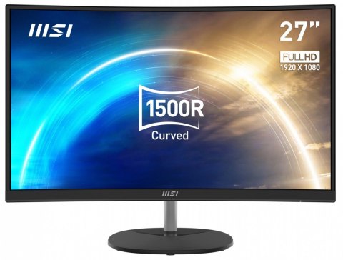 MSI Monitor PRO MP271CA 27 cali FHD/75Hz/1ms/Zakrzywiony