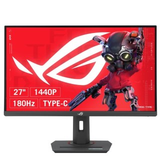 Asus Monitor 27 cali XG27ACS ROG IPS-F 180Hz 1MS/350cd/m2/HDMI DP PIVOT USB-C H:0-120MM