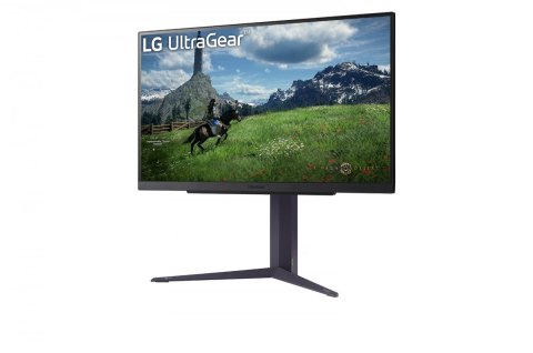 LG Electronics Monitor 27 cali 27GS85Q-B QHD UltraGear IPS 180 Hz (O/C 200Hz), 1ms, 400cd, HDMI, DP, USB, Pivot, HAS
