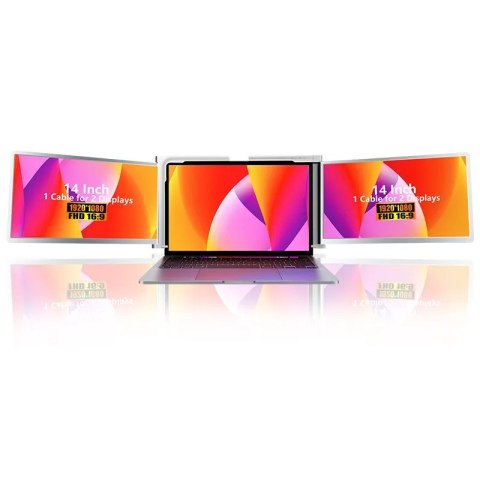 Extralink Przenośne monitory do laptopa Smart Life S400 14 cali, 2 monitory, IPS, 1080p Full HD Extralink Przenośne monitory do laptopa Smart Life S400 14 cali, 2 monitory, IPS, 1080p Full HD