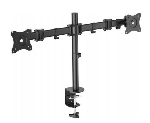 Digitus Stojak biurkowy podwójny z zaciskiem, 2xLCD, max. 27", max. obciążenie 8kg,uchylno-obrotowy 360° Digitus Stojak biurkowy podwójny z zaciskiem, 2xLCD, max. 27", max. obciążenie 8kg,uchylno-obrotowy 360°