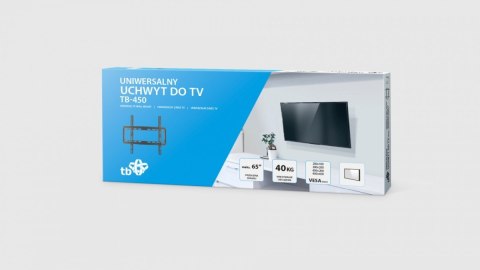 TB Uchwyt TV TB-450 do telewizora do 65 cali 40kg max VESA 400x400 TB Uchwyt TV TB-450 do telewizora do 65 cali 40kg max VESA 400x400