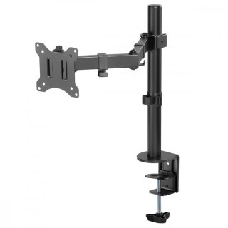 Maclean Uchwyt biurkowy do monitora LCD MC-883 17-32 cale 8kg vesa 75x75 oraz 100x100 Podwójne ramię